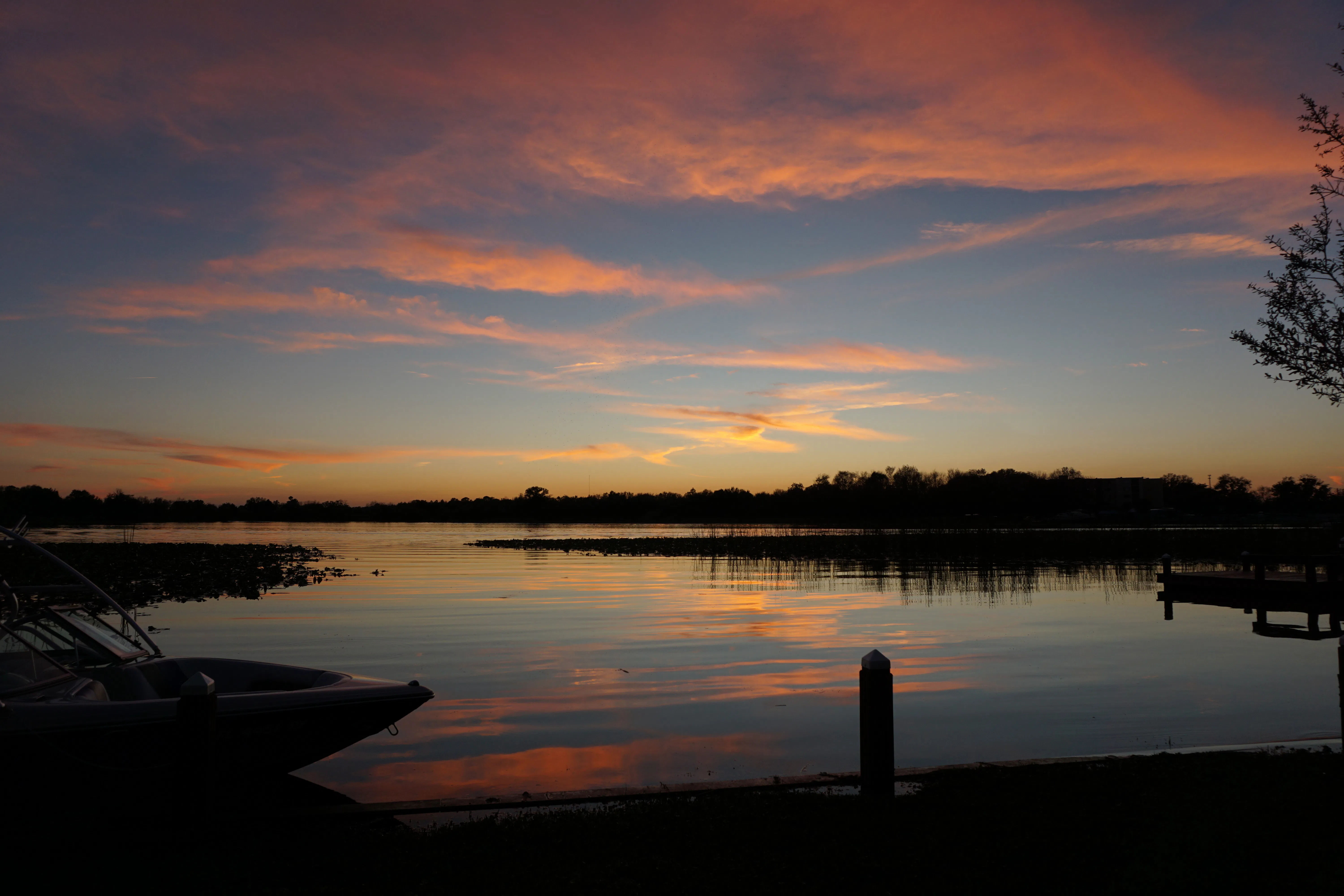 Sunset on the Chain of Lakes
